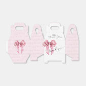 彼女、結婚するんです ピンクボウ ブライダルシャワー フェイバーボックス (折り畳みなし)