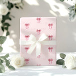 彼女、結婚式のピンクのぼうで結ぶ ブライダルシャワー ラッピングペーパー<br><div class="desc">彼女、結婚式のピンクのぼうで結ぶ ブライダルシャワーのラッピングペーパー  取り揃えてあります</div>