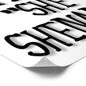 「彼女」 – nanigansポスおもしろいター ポスター (角)