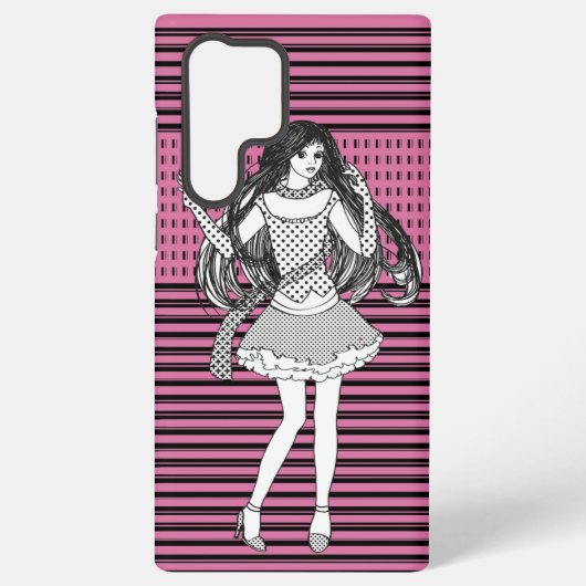 彼女 SAMSUNG GALAXYケース (裏面)