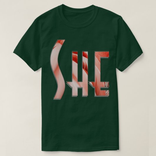 彼女 Tシャツ (デザイン正面)