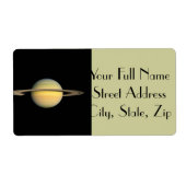 彼岸の土星 ラベル (正面)