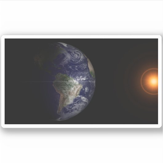 彼岸の地球。 シール (正面)