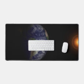 彼岸の地球。 デスクマット (キーボード&マウス)