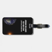 彼岸の地球。 ラゲッジタグ (裏面横)