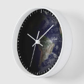 彼岸の地球。 壁時計 (傾斜)