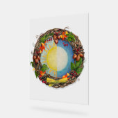 彼岸サンアンドムーンリース アクリルサイン (傾斜)