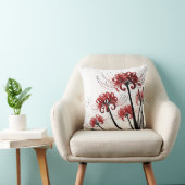 彼岸花( red spider lily ) クッション (椅子)