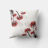彼岸花( red spider lily ) クッション (裏面)