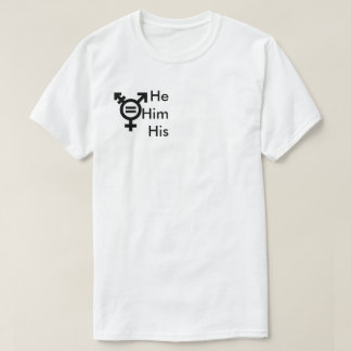 彼彼代名詞のワイシャツ Tシャツ