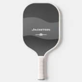 彼最高ののギフトシックなスクリプト名のクール迷彩柄プリント ピックルボールラケット (正面)