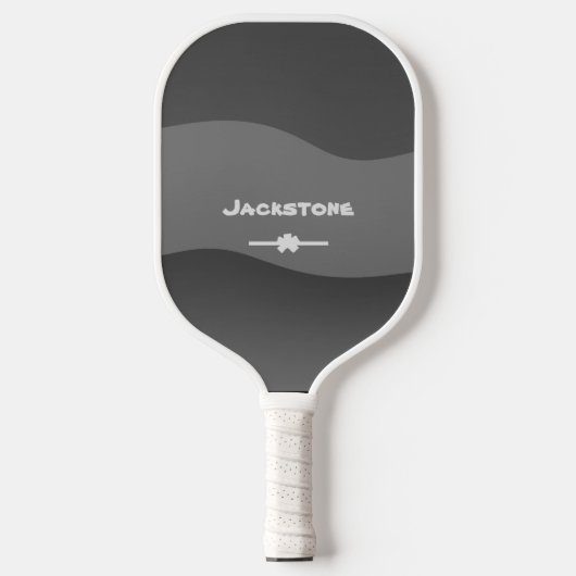 彼最高ののギフトシックなスクリプト名のクール迷彩柄プリント ピックルボールラケット (正面)