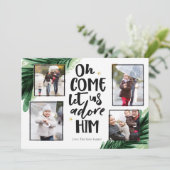 彼来に博士4歳を敬愛する |クリスマスフォトカード シーズンカード (スタンド正面)