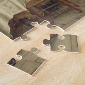 「彼来ますか」。 (キャンバスの油) ジグソーパズル (側面)