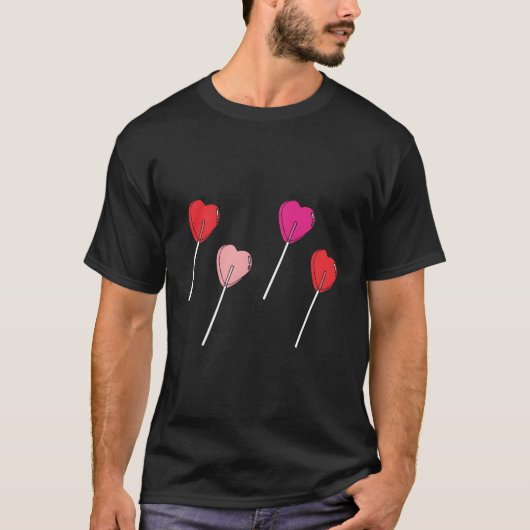 彼棒つきキャンデーの日棒つきキャンデーHe Tシャツ (正面)