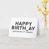 彼氏おもしろいへのカップル誕生日ギフト カード (黄色い花)