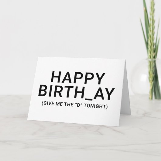 彼氏おもしろいへのカップル誕生日ギフト カード (正面)