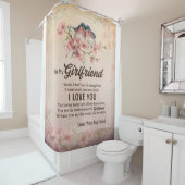 彼氏から恋人に愛を送れ シャワーカーテン (インサイチュ)