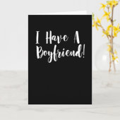 彼氏がいる カード (黄色い花)