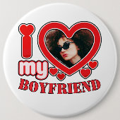 彼氏が大好きカスタム 缶バッジ (正面)
