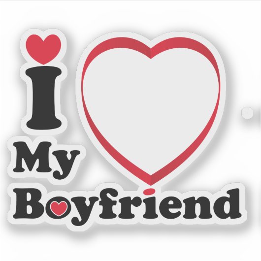 彼氏が大好き シール (正面)