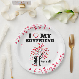 彼氏が大好き ペーパープレート
