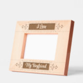 彼氏が大好き レーザー彫刻フレーム (左)