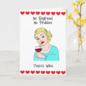 彼氏なんていらない！大した問題じゃない カード (黄色い花)