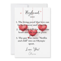 彼氏のおかしい定義カード