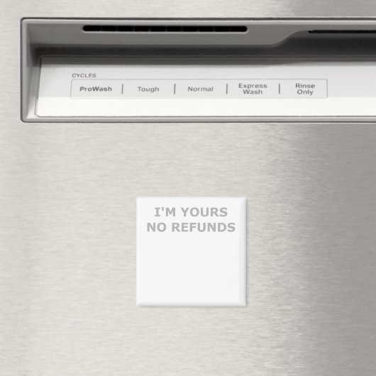 彼氏のおもしろいガールフレンドへのクリスマスプレゼント マグネット (インサイチュ (食洗機))