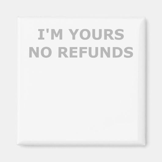 彼氏のおもしろいガールフレンドへのクリスマスプレゼント マグネット (正面)