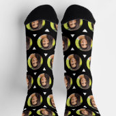 彼氏のかわいいブラックのガールフレンドの写真 ソックス (上部)