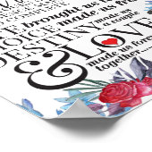 彼氏のための彼のための短い愛引用文 ポスター (角)