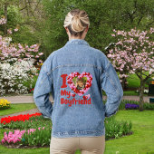 彼氏の写真が大好カスタムき デニムジャケット