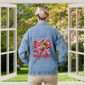 彼氏の写真が大好カスタムき デニムジャケット