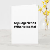 彼氏の妻は私を嫌っている カード (黄色い花)