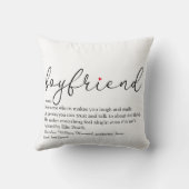 彼氏の定義ラブハートスクリプト クッション (裏面)