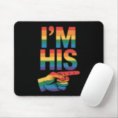 彼氏の彼氏 ゲイ カップル おそろい LGBTQプライド マウスパッド (マウス)