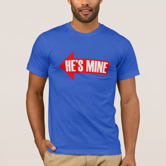 彼氏の矢印右.png tシャツ (正面)