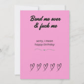 彼氏の誕生日カードいけな、誕生日カード シーズンカード (正面)