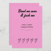 彼氏の誕生日カードいけな、誕生日カード シーズンカード (正面/裏面)