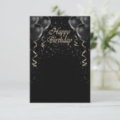 彼氏の30歳の誕生日カード 招待状 (スタンド正面)