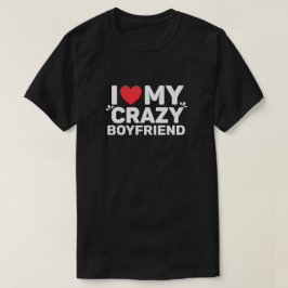 彼氏のT熱狂するシャツが大好き Tシャツ