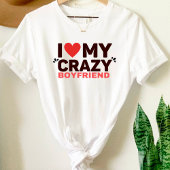 彼氏のT熱狂するシャツが大好き Tシャツ