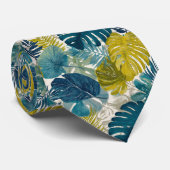 彼氏へのおしゃれなクリスマスプレゼント トロピカル フローラル ネクタイ (ロール)