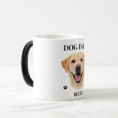 彼氏へのオーダーメイド犬の肖像画ギフト | 名入れ モーフィングマグカップ (正面左)