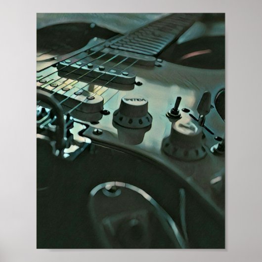 彼氏へのギターギフト ポスター (正面)