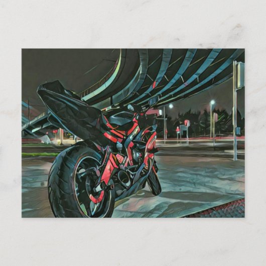 彼氏へのバイクギフト ポストカード (正面)
