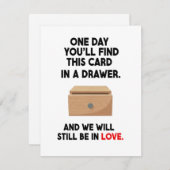 彼氏への記念日＆バレンタインギフト シーズンカード (正面/裏面)