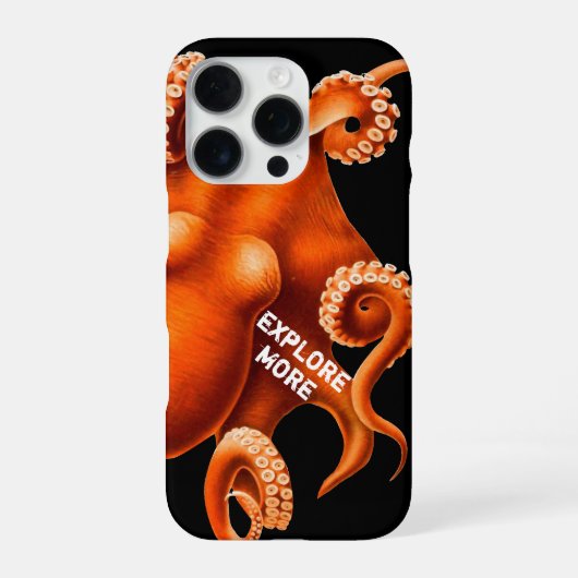 彼氏や彼女のためのタコiPhoneケース iPhoneケース (裏面)
